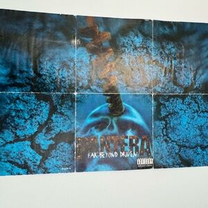Pantera Far Beyond Driven 1994 Fold-Out Poster Insert (Original)